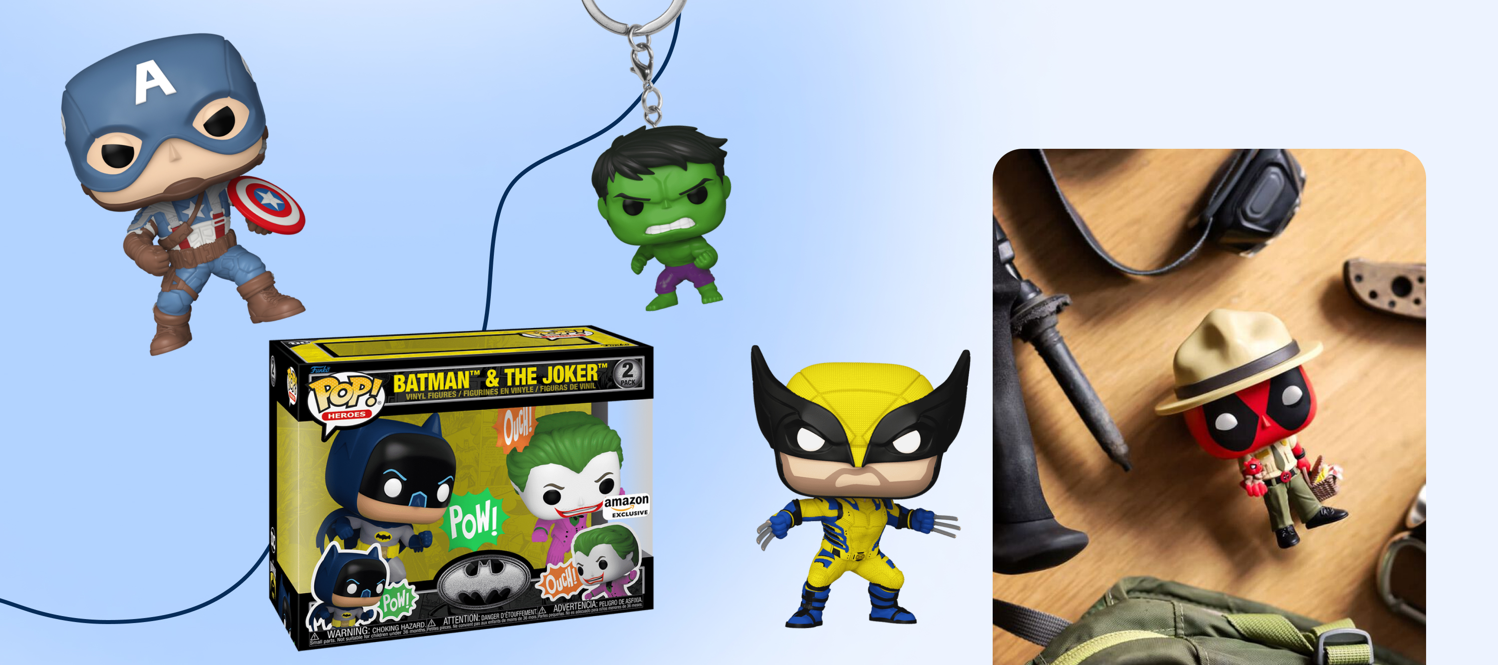 Funko Pop Marvel DC
