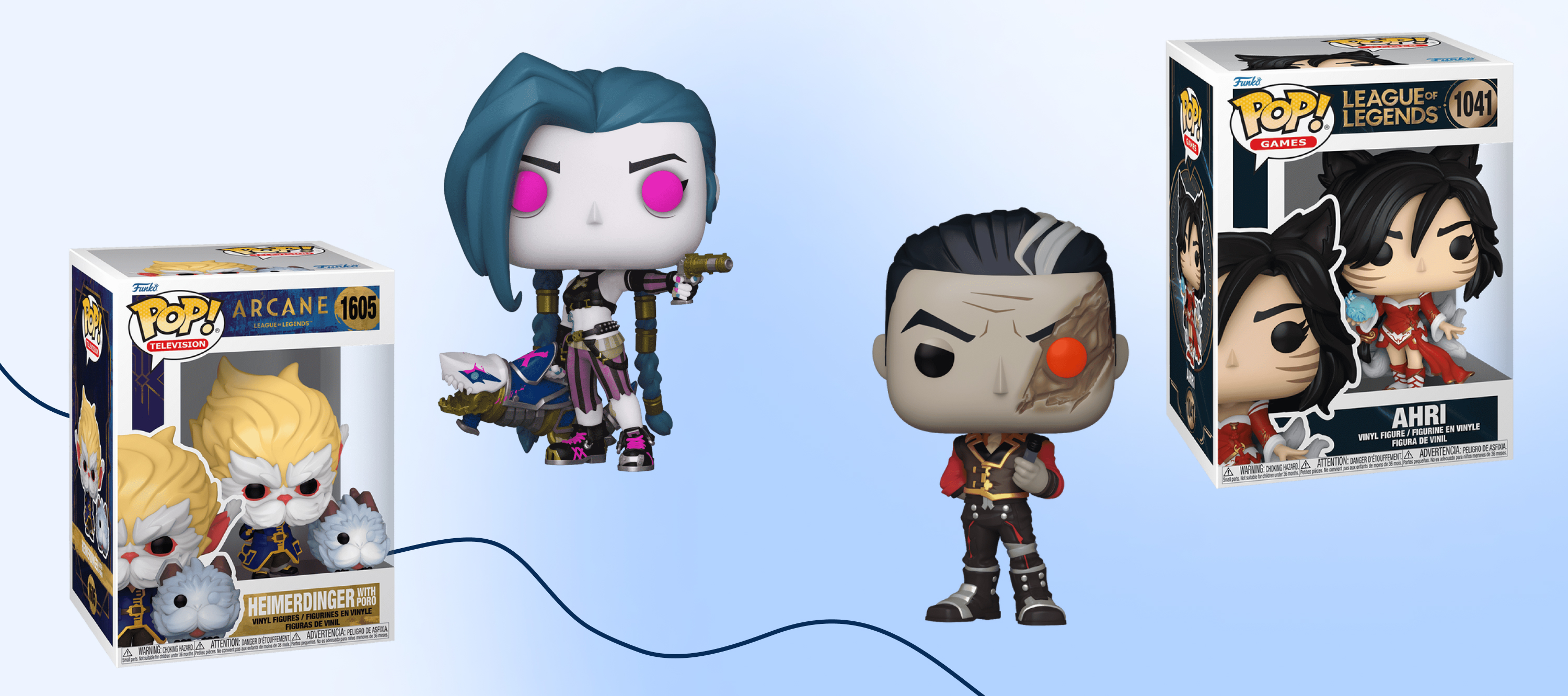 Funko Pop Arcane и League of Legends
